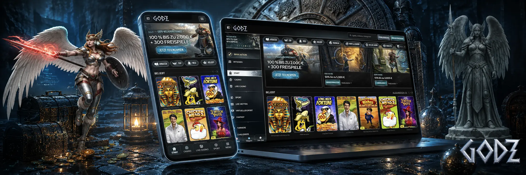 Mobile Slots bei Godz Casino